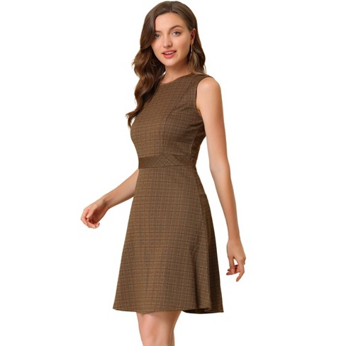 Women's houndstooth dress