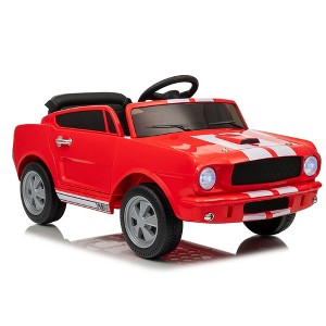 12v Battery Powered Ride on Toys, Ride on Licensed Shelby GT350 Car with Remote Control - 1 of 4