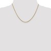 Black Bow Jewelry 2.2mm, 14k Yellow Gold, Solid Cable Chain Necklace - 2 of 4