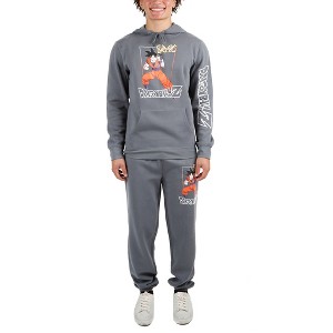 Dragonball Z Charcoal Hoodie & Sweatpant Combo - 1 of 2