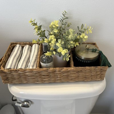 Microstripe Terry Cotton Hand Towel Taupe - Hearth & Hand™ with Magnolia