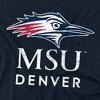 Metro State University Of Denver Distressed Primary Kids T-Shirt For Youth Navy - 2 of 4