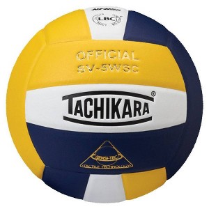 Tachikara GWN Indoor Sensi Tec Composite Competition Volleyball - Gold/White/Navy - 1 of 1