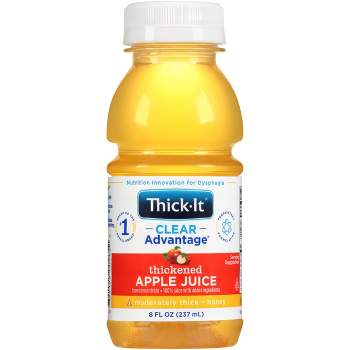 Thick-It Clear Advantage Thickened Beverage Apple 8 oz Bottle