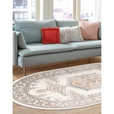 Unique Loom Highbury Regal Floral Indoor Woven Area Rug