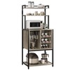 Bakers Rack for Kitchen, Kitchen Microwave Stand - 3 of 4