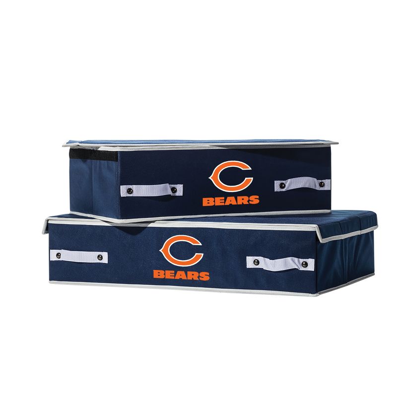 NFL Franklin Sports Chicago Bears Under The Bed Storage Bins - Large, 2 of 5