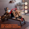 Hip Thrust Machine, Glute Exercise Equipment 900LBS Capacity - Plate-Loaded with Adjustable Footboard, Heavy Duty Butt Machine for Glute Building - 2 of 4