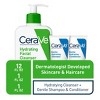 CeraVe Hydrating Face Wash with Hyaluronic Acid for Normal to Dry Skin with CeraVe Hair Samples - 12 fl oz - 3 of 4