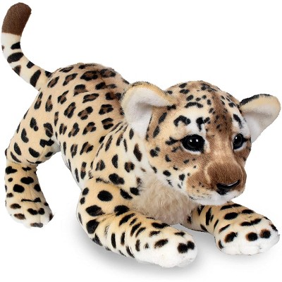 Underwraps Real Planet Leopard Cub Tan/Black 23.6 Inch Realistic Soft Plush