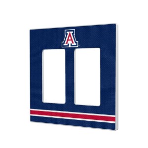 NCAA Big 12 Universities Stripe Hidden-Screw Light Switch Plate for Double Rocker - 1 of 4