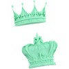 O'Creme Double Crown Silicone Fondant Mold - 1.5" x 1.25" - White - 4 of 4