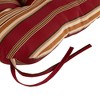Kensington Garden 2pc 21"x21" Outdoor Seat and Back Cushion Set - 4 of 4