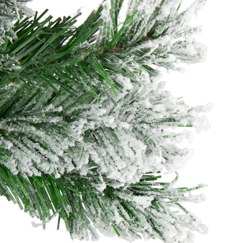 Northlight 1.8 FT Flocked Pine Full Artificial Christmas Tree in Burlap Base - Unlit, 3 of 7