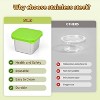 Angel Sar 6-Pack Stainless Steel Snack Containers, 6 oz Small Food Storage Boxes with Colorful Leak-Proof Silicone Lids, Stackable Metal Containers - 3 of 3