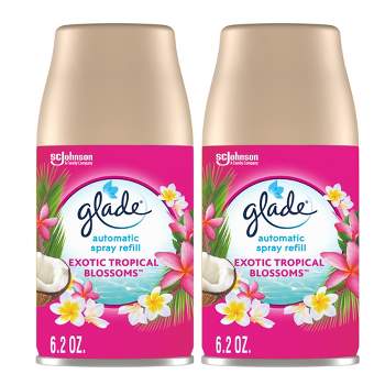 Glade Automatic Spray Air Freshener - Exotic Tropical Blossoms - 12.4oz/2pk