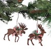Fun Express Metal Die Cut Moose & Deer Christmas Ornaments Set of 6 - 2 of 2