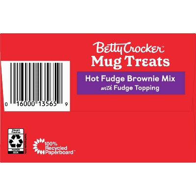 Betty Crocker Mug Treats Hot Fudge Brownie Cake Mix - 13.9oz/4ct_3