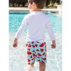 RuggedButts Toddler UPF50+ Gingham Swim Trunks - 4 of 4