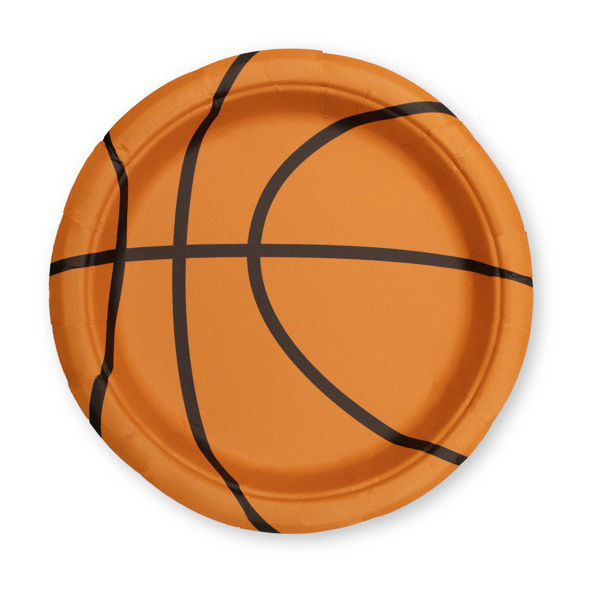 20ct 7.9" Basketball Lunch Paper Plates