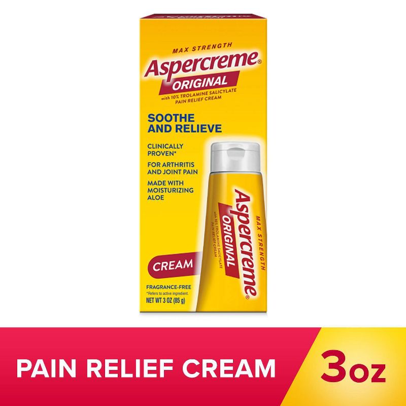 Aspercreme Aloe Odor Free Pain Relieving Cr&#232;me - 3oz, 1 of 10