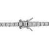 EVERLY JEWELRY | Sterling Silver 6 3/4 CT TGW Created Emerald and Created White Sapphire Bracelet, 7.25-inch - 4 of 4