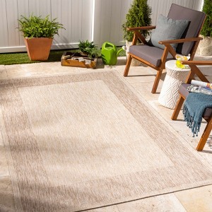 Hauteloom Kiah Beige Indoor & Outdoor Rug - 1 of 4