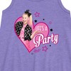 JoJo Siwa Life's a Party Graphic Sleeveless Aline Dress - Purple - 3T - 2 of 2