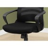 Office Chair, Adjustable Height, Swivel, Ergonomic, Armrests, Computer Desk, Work, Black Mesh, Black Metal, Contemporary, Modern - 2 of 4