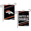 Briarwood Lane Denver Broncos Slogan Garden Flag NFL Licensed 12. - 3 of 3