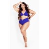 Women's Plus Size Persia Swim Brief - cobalt | CITY CHIC - 2 of 4