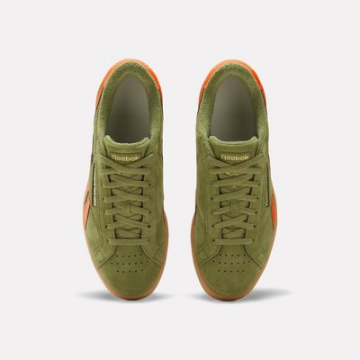 Reebok Club C Grounds UK Shoes Size M 8 / W 9.5 Deep Olive/Pump Orange/Gum — фото 2