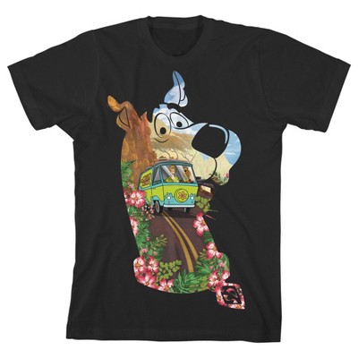 Scooby Doo Trap Graphics Mystery Machine Black T-shirt Toddler Boy To Youth  Boy : Target