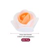 Unique Bargains Wedding Decor PE Mini Faux Artificial Rose Flower Heads 1.38 Inch Dia 250 Pcs - 2 of 3