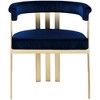 Meridian Furniture,Marcello Velvet Dining Chair, Set of 2 - 3 of 4