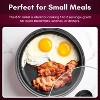 Elite Cuisine 8.5" Round Mini Skillet with Glass Lid - 4 of 4