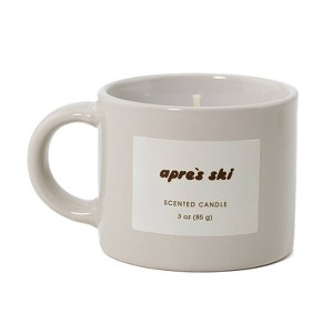 3oz Ceramic Coffee Mug Candle Apres Ski - Bullseye's Playground™ - 1 of 3