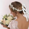 Unique Bargains Women's Flower Headpiece Silver Tone 1 Pc - image 4 of 4