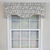 RLF Home 100% Cotton Tower Cornice  Fully lined Windows Rod Pocket Valance 50" x 17"  Dove - 2 of 4