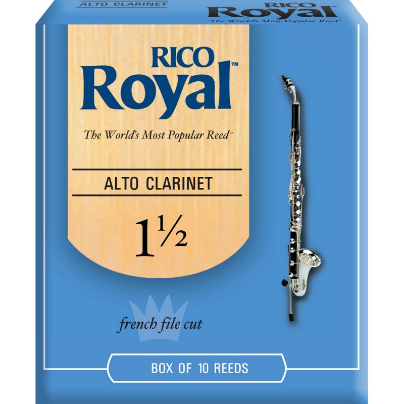 Rico Royal Alto Clarinet Reeds, Box of 10, 2 of 4