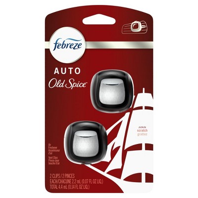 Febreze AUTO Air Freshener  Old Spice Scent2 Count