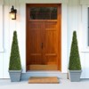 COWLOWN 1 Pcs 59-Inch Artificial Boxwood Topiary Tree, Potted Indoor & Outdoor Decor for Living Room - 4 of 4