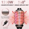 NICEBAY Hair Dryer Brush, Black Blow Dryer Brush, Oval Barrel Hot Air Brush for Drying, Straightening, Curling, Blowout Hair Dryer Brush for Women - 4 of 4