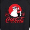 Women's - Coca-Cola - Polar Bear Circle With Snowflakes Lightweight French Terry Wide Neck Long Sleeve Graphic Shirt - 2 of 4
