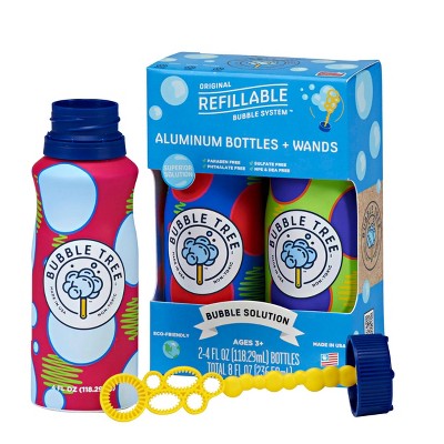 BubblePlay Bubble Solution Refill: Bubbles for Kids, 4 Bottles of 32 OZ  Bubble Solution Refill, for Bubble Wands, Bubble Machines, and any other