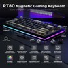 MaseiKar RT80 Gaming Keyboard, 8K Polling Rate, 75% Layout,BT/2.4GHz/Wired,RGB Backlit,Hot Swap,Adjustable Actuation Wireless - 2 of 4