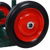 Vynxaria 440lbs capacity Cylinder Cart,WELDING CYLINDER HAND TRUCK,Large Dual Oxygen Tank Cart Dolly With 10-Inch Solid Rubber Wheels - 3 of 4