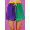 Women's Mardi Gras Color Block Shorts - FANTASTIC FAWN - 4 of 4