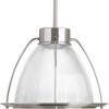 Progress Lighting Prismatic 1-Light Pendant, Brushed Nickel, Prismatic Glass Shade, Steel, LED, 3000K, 448 Lumens - 4 of 4
