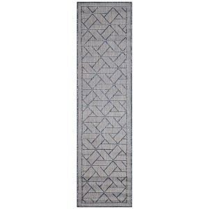 Liora Manne Carmel  Indoor/Outdoor Rug  Navy.. - 1 of 4